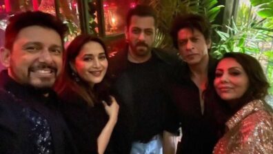 Trending: Salman Khan, Gauri, Shah Rukh Khan, and Madhuri Dixit come together for special ‘selfie’ at Karan Johar’s bash