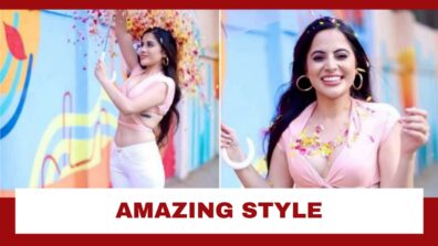 Urfi Javed Moves Her Body To Pasoori In DIY Pastel Pink Top: See Video