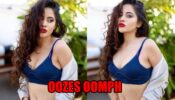 Urfi Javed Oozes Oomph As She Poses In Blue Bralette Top In Her Latest Pic: See Pics