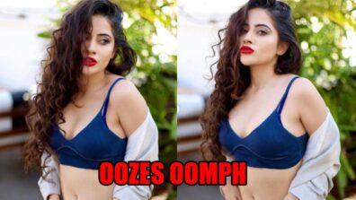 Urfi Javed Oozes Oomph As She Poses In Blue Bralette Top In Her Latest Pic: See Pics