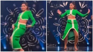 Video: Nora Fatehi performs traditional Marathi lavni dance in green bodycon dress, fans stunned