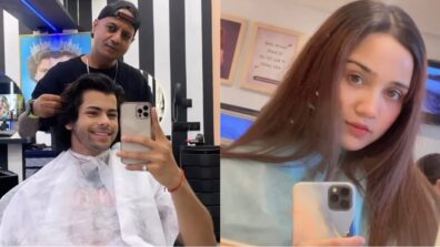 [Video] Siddharth Nigam gets a swag haircut, friend Ashi Singh caught blushing in salon