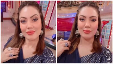 [Video] TMKOC actress Munmun Dutta leaves fans astounded with her blue saree looks