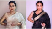 Vidya Balan Knows Exactly How To Glam Up In Solid-Coloured Sarees, Take A Look