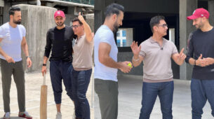 Viral Alert: Aamir Khan plays cricket with Harbhajan Singh and Irfan Pathan, candid pics go viral