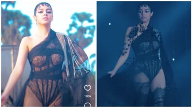 Viral Video: Divya Khosla Kumar sends shockwaves in black see-through outfit on ramp, check ASAP