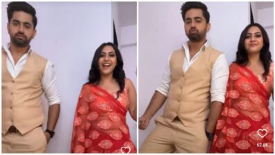 Viral Video: Reem Sameer Shaikh gets cosy while dancing with Zain Imam in transparent saree, see what happened next