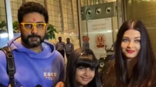 Watch: Aishwarya Rai leaves for Cannes with Abhishek Bachchan and Aaradhya, video goes viral