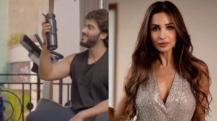 Watch: Arjun Kapoor flaunts his ripped biceps, Malaika Arora lovestruck 