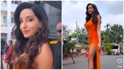 Watch: Nora Fatehi’s bodyguard caught on camera admiring her, see viral footage