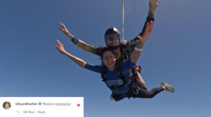 Watch: Shahid Kapoor’s wife Mira Kapoor enjoys skydiving in Dubai, Ishaan Khatter says ‘no way…’