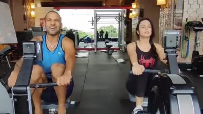 Watch: Shikhar Dhawan and Preity Zinta enjoy nice workout together, see video