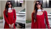 Watch: Shweta Tiwari’s daughter Palak Tiwari ditches bold outfits, melts hearts in red ethnic outfit
