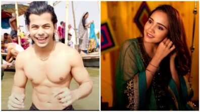 Watch: Siddharth Nigam takes a dip in holy water, Ashi Singh says, ‘mere chaand baliyaan’