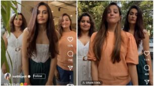Watch: Surbhi Jyoti gets playful and candid with Anita Hassanandani, see viral candid video
