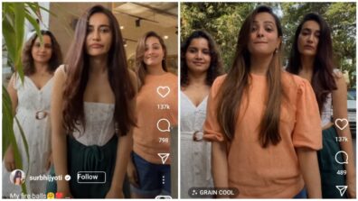 Watch: Surbhi Jyoti gets playful and candid with Anita Hassanandani, see viral candid video