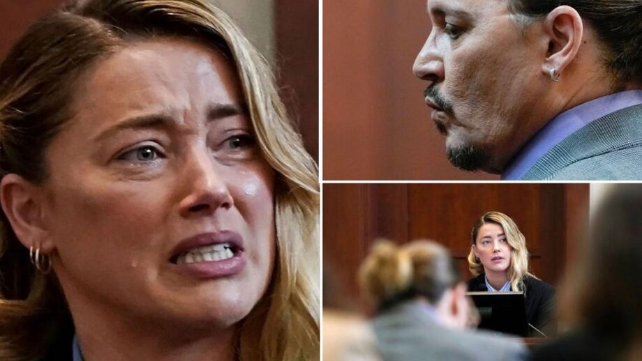 Watch: Teary-eyed Amber Heard testifies ex-husband Johnny Depp turned violent, see viral video 612155