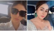 Watch: This is what the tv babes Mouni Roy and Hina Khan do when stuck in traffic!