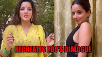 Watch Video: Monalisa recreates Poo’s dialogue, declares her love for Bebo