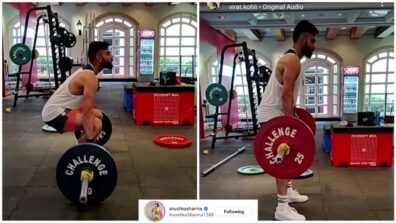 Watch: Virat Kohli shares inspiring workout gym video, Anushka Sharma gets excited