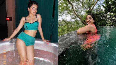 Water Baby: Avneet Kaur and Sameeksha Sud take a sensuous bath in pool, temperature rises like never before