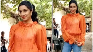 Shraddha Kapoor Looks Chic In Orange Ruffles And Denim: Would You Like To Steal It?