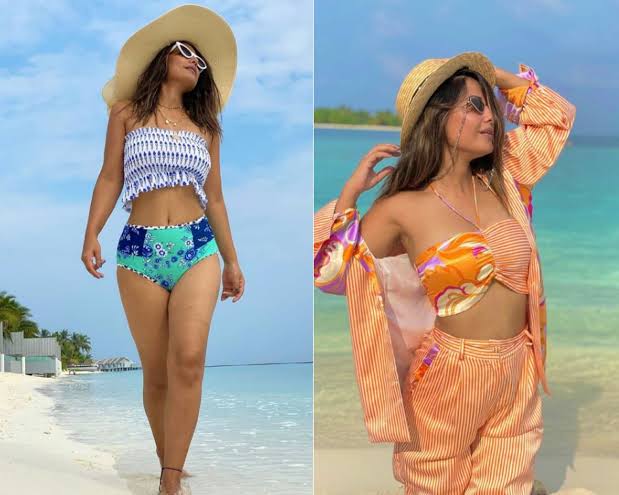 5 times, Hina Khan raised the temperature in the swimwear - 3