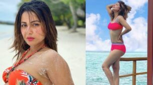 5 times, Hina Khan raised the temperature in the swimwear