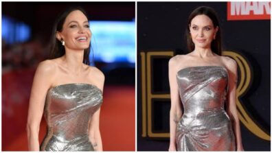 #THROWBACK to Angelina Jolie’s silver dress on the red carpet