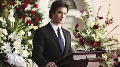 Take cues from Ian Somerhalder’s devilish suit look in The Vampire Diaries on Netflix