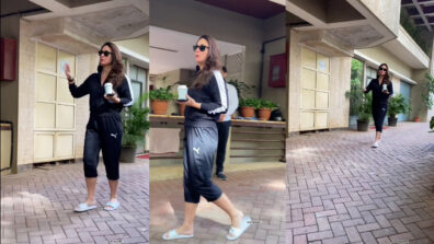 Aaj Ka Mood: Kareena Kapoor glows in all black Puma gym wear, watch video