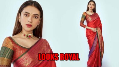 Aditi Rao Hydari Looks Royal In Sartorial Red Saree & We Want It: See Pics