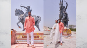 Akshay Kumar and team Samrat Prithviraj honour India’s last Hindu king at his fort, Rai Pithora in New Delhi