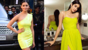 Alia Bhatt Or Janhvi Kapoor: Whose Look Set Your Heart On Fire In The Neon Dress?