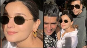 Alia Bhatt spends quality time with ‘mentor’ Karan Johar and Manish Malhotra in London after pregnancy announcement, see latest pic