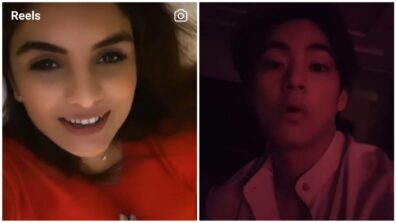 Amazing: Anveshi Jain and BTS V are in similar mood of singing, watch