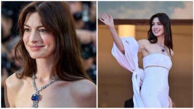 Anne Hathaway Looks Like A Fallen Angel From Heaven In This White Ensemble