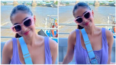 Anushka Sen turns the lavender girl in London, see pictures