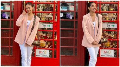 Anushka Sen visits landmark place in United Kingdom, shares super cool snap from Shakespeare’s birthplace