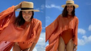 Anushka Sharma is all about ‘tropical vibes’ in orange monokini, sets oomph game on fire