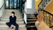 ARMY Blinks Hot Update: BTS member Suga and Blackpink’s Rose caught on camera getting cosy in staircase, what’s cooking?