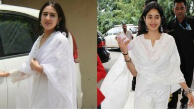 Sara Ali Khan Or Janhvi Kapoor: Who Stole Your Heart In White Ethnic Wear?