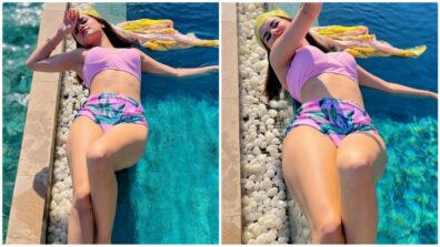 Avneet Kaur wants to levitate in Maldives, sets internet on fire in lavender floral swimwear