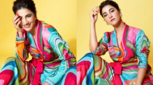 Bengali diva Rukmini Maitra can’t stop shining in classy colorblock outfit, fans in love