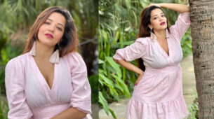 Bhojpuri Actress Monalisa Oozes Like Fire In Pink Mini Dress, See Pics