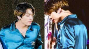 BTS Jungkook’s Hot Silk Shirt Look We Die For