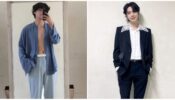 BTS V looks stunning in casual avatar, SUGA keeps it dapper in black pantsuit