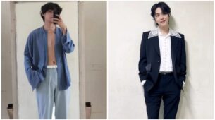 BTS V looks stunning in casual avatar, SUGA keeps it dapper in black pantsuit