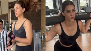 Bye Bye Comfort: Kriti Sanon is the fitness rockstar, watch