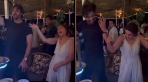 Caught On Camera: Parth Samthaan and Niti Taylor party hard at Vagator, Goa, perform duet dance together